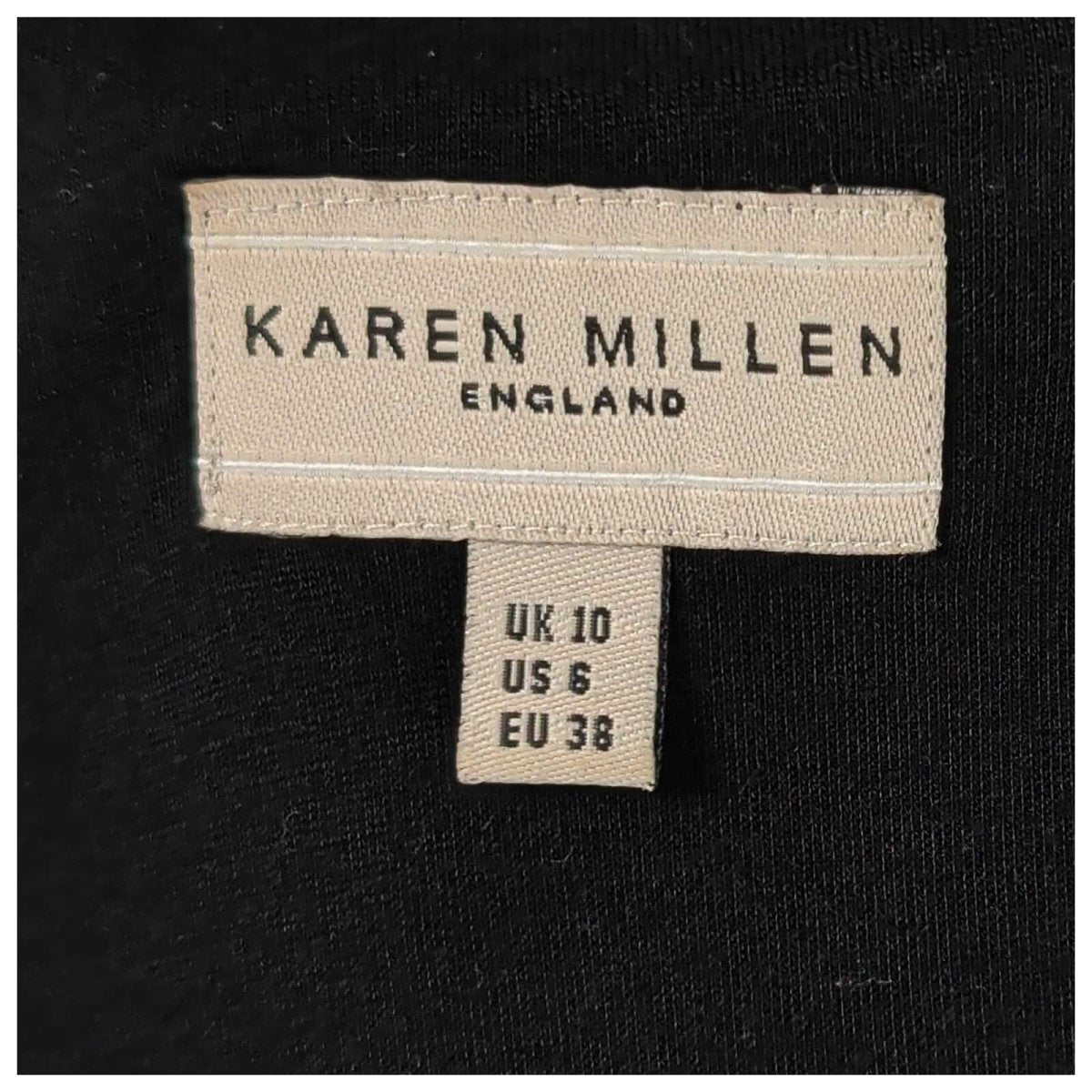 Karen Millen Black Embellished Evening Dress UK 10 Silk Trim – product photo 4 | RewearableUK
