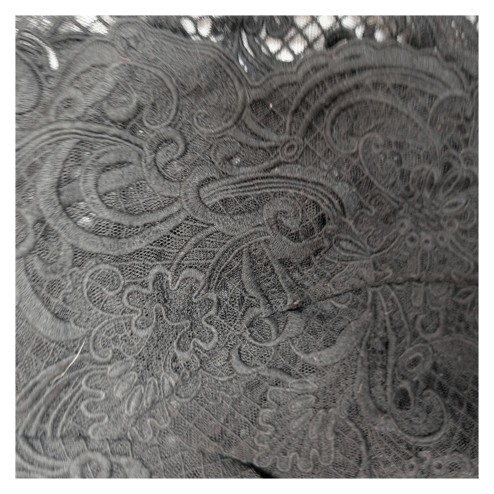 Karen Millen Black Lace Bolero Size UK 14 US 10 Guipure Cropped Jacket Wedding by Karen Millen – | RewearableUK