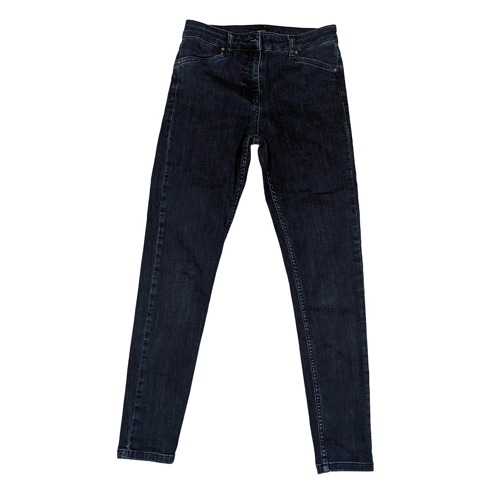 Karen Millen Dark Blue Skinny Jeans UK12 Slim Fit Stretch Denim by Karen Millen – JEANS | RewearableUK