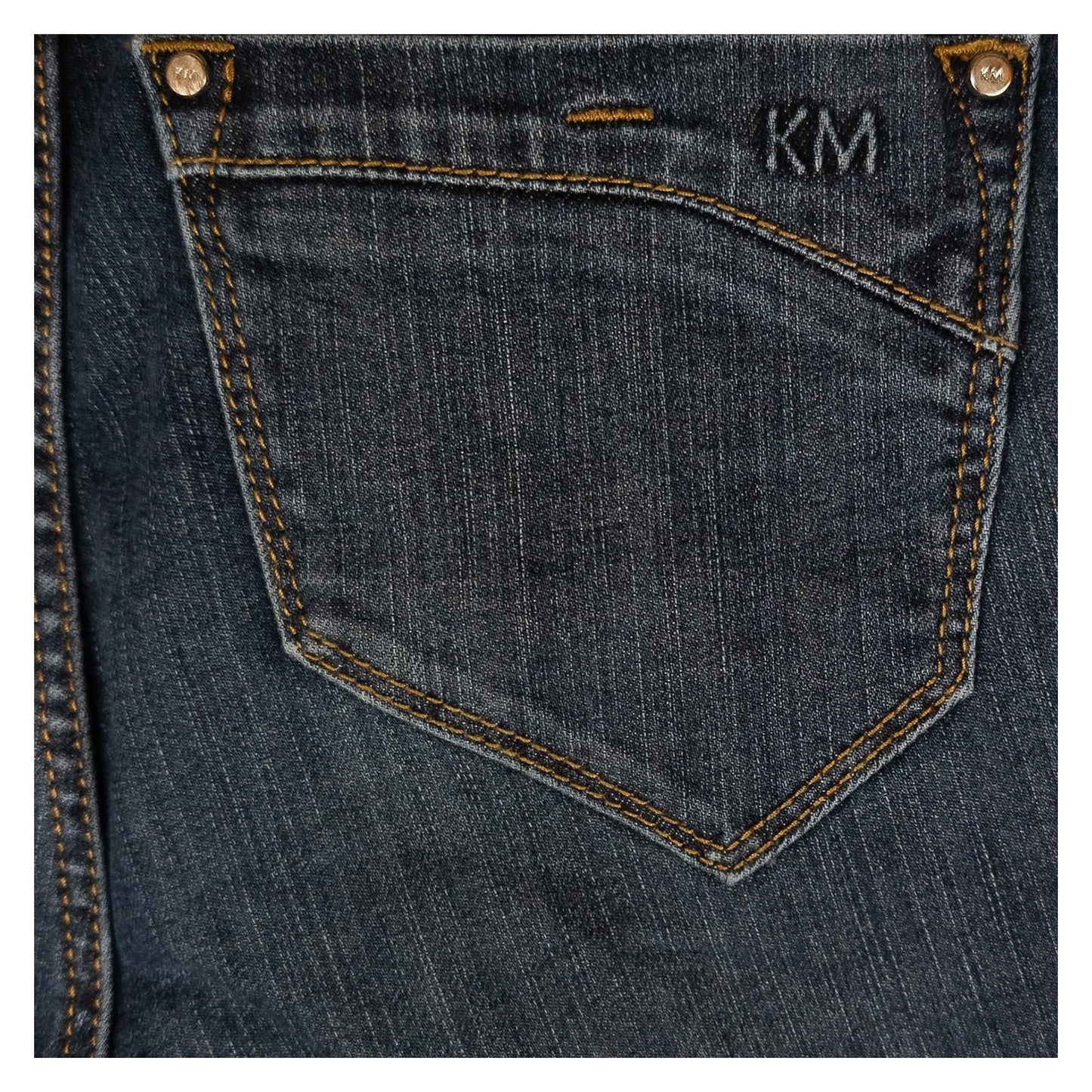 Karen Millen Jeans UK 8 US 4 Dark Blue Skinny Stretch Denim Pants KM Logo Trouse by Karen Millen – | RewearableUK