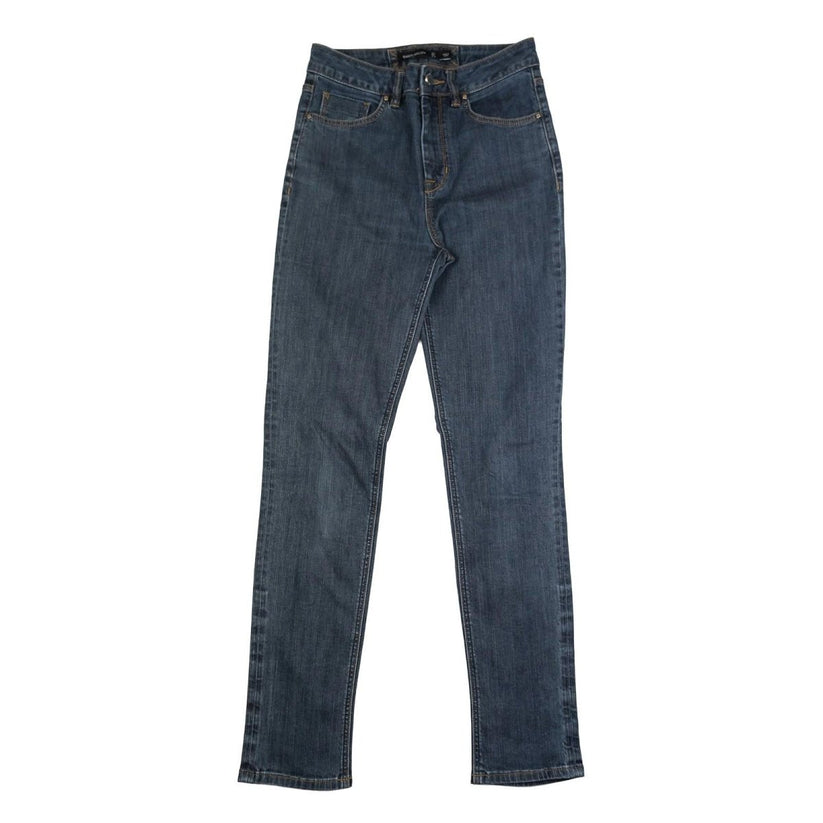 Karen Millen Jeans UK 8 US 4 Dark Blue Skinny Stretch Denim Pants KM Logo Trouse by Karen Millen – | RewearableUK