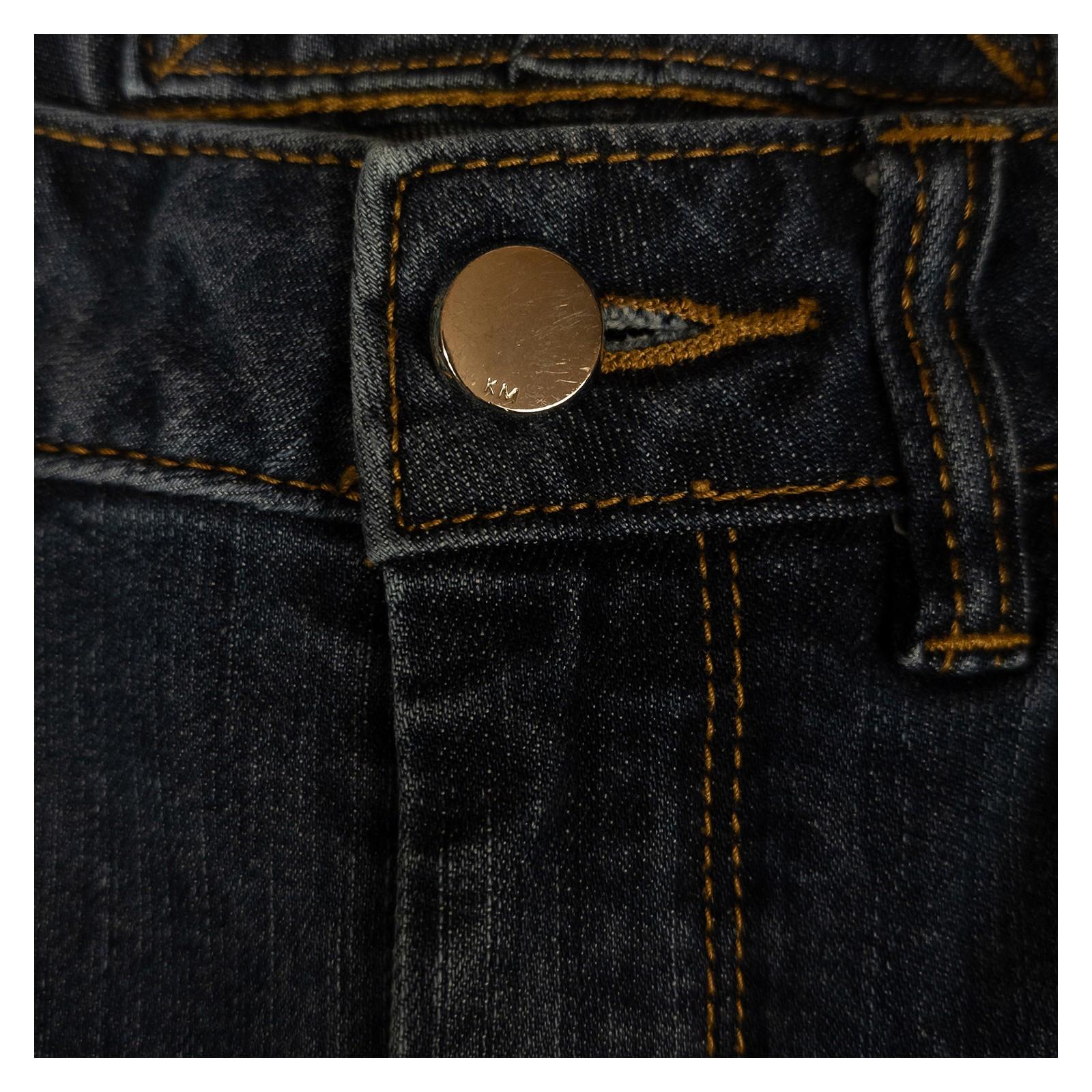 Karen Millen Jeans UK 8 US 4 Dark Blue Skinny Stretch Denim Pants KM Logo Trouse by Karen Millen – | RewearableUK