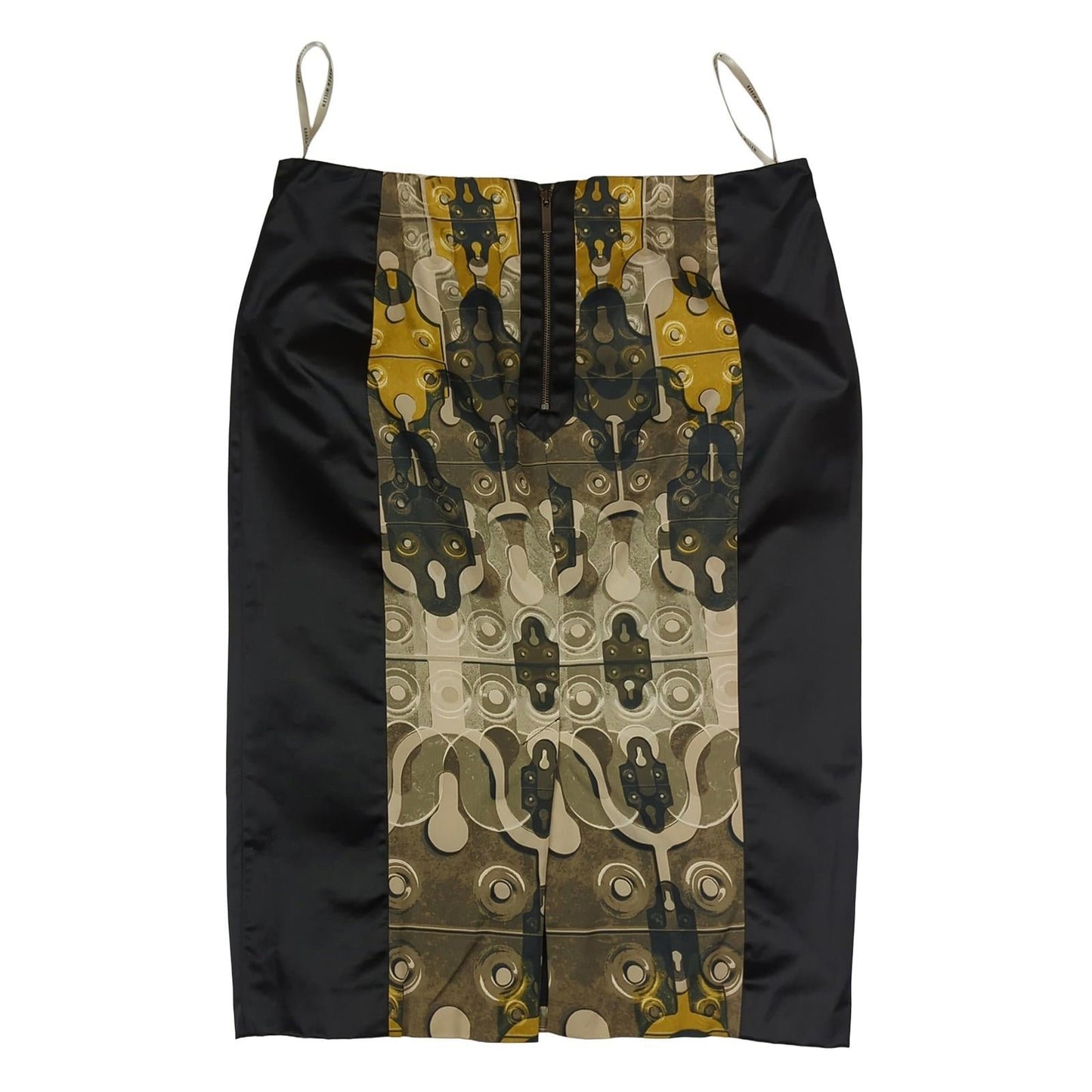 Karen Millen Karen Millen Skirt UK 14 Vintage Geometric Print A - Line Knee Length Cotton Blend SKIRT RewearableUK