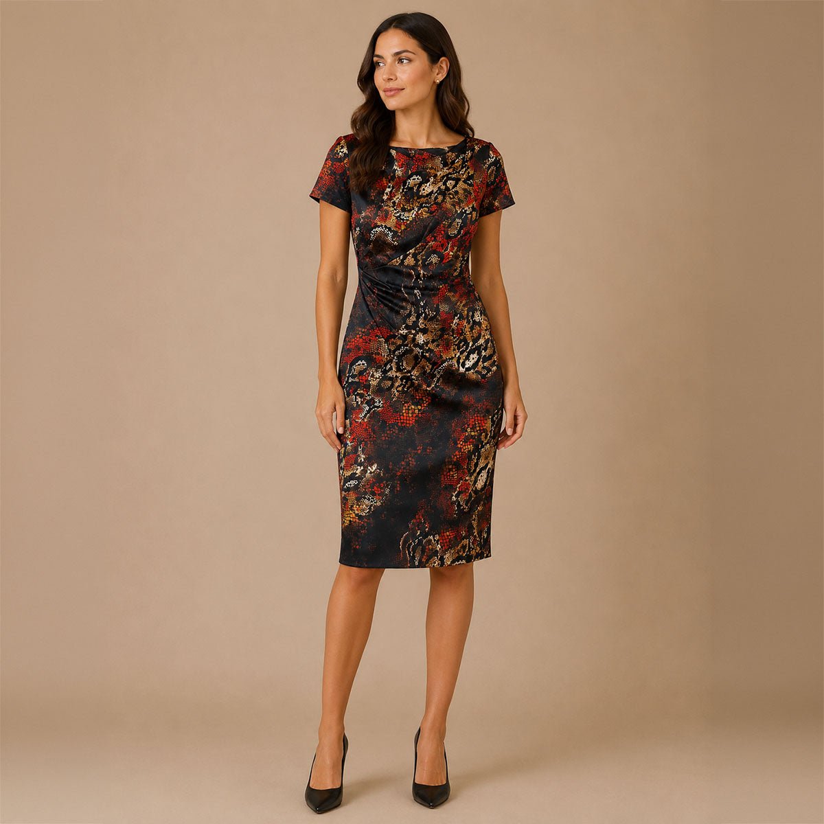 Karen Millen Snake Print Pencil Dress UK 14 Cocktail Occasion NWOT – DRESSING product photo 1 | RewearableUK