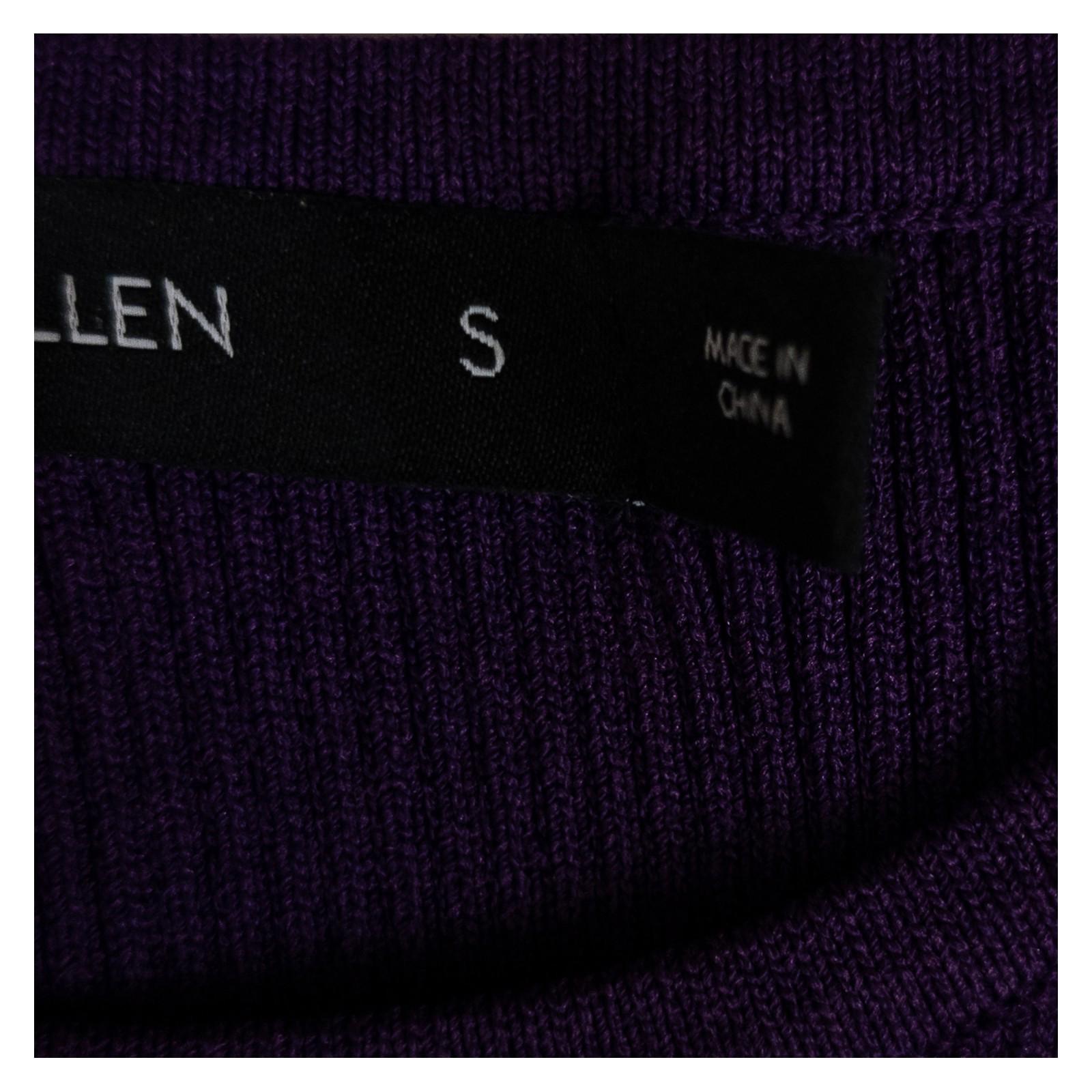 Karen Millen Woman Purple Ribbed Top Size S Viscose Blend Sleeveless Longline Kn by Karen Millen – | RewearableUK