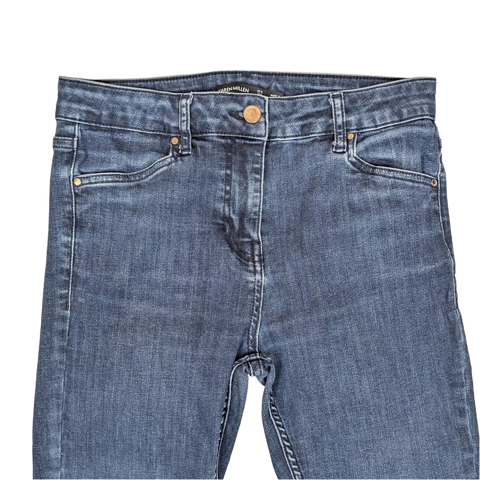 Karen Millen Women Blue Skinny Jeans UK12 EU40 Stretch Denim by Karen Millen – JEANS | RewearableUK