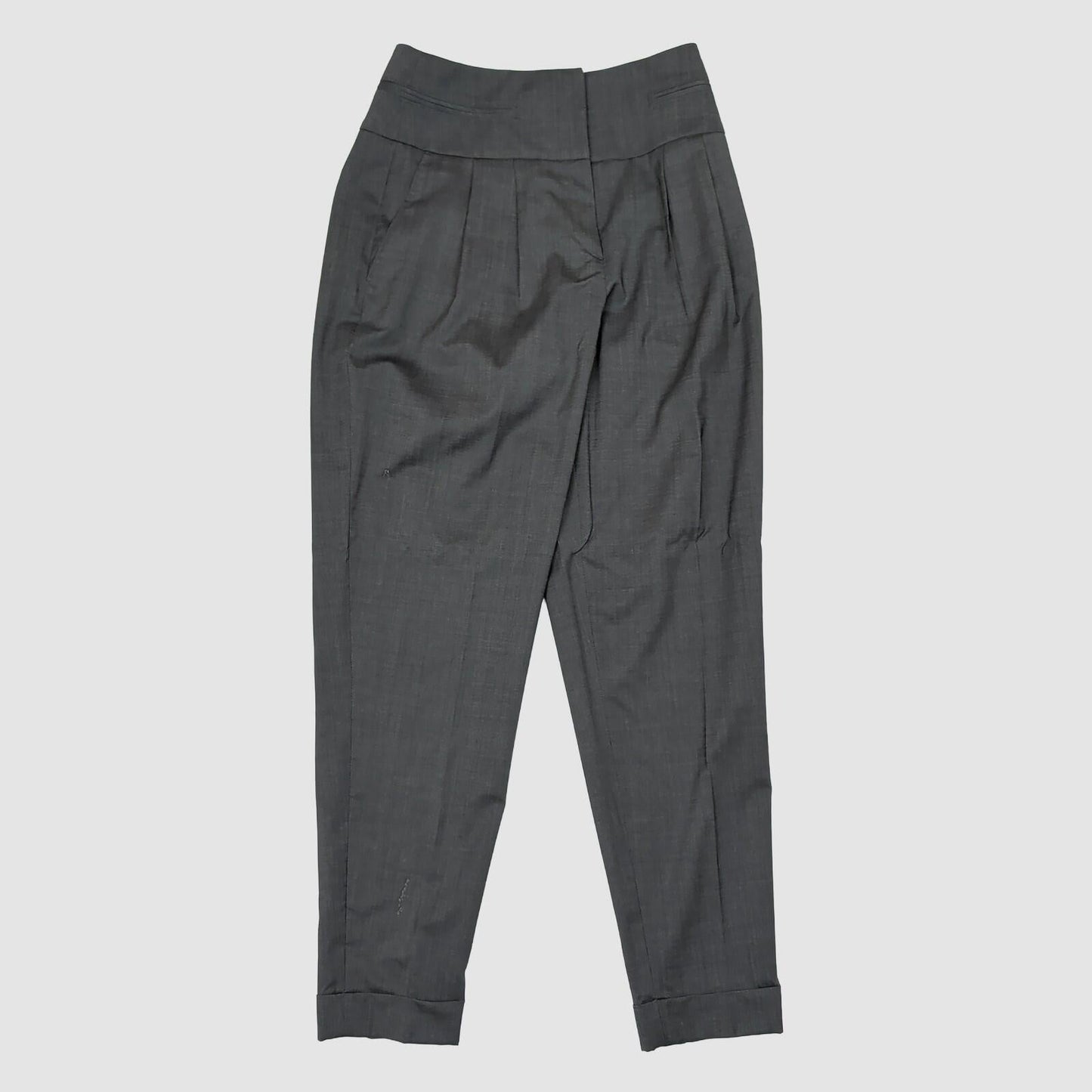 Karen Millen Women Grey Tailored Trousers UK10 EU38 Smart Fit by Karen Millen – SMART | RewearableUK