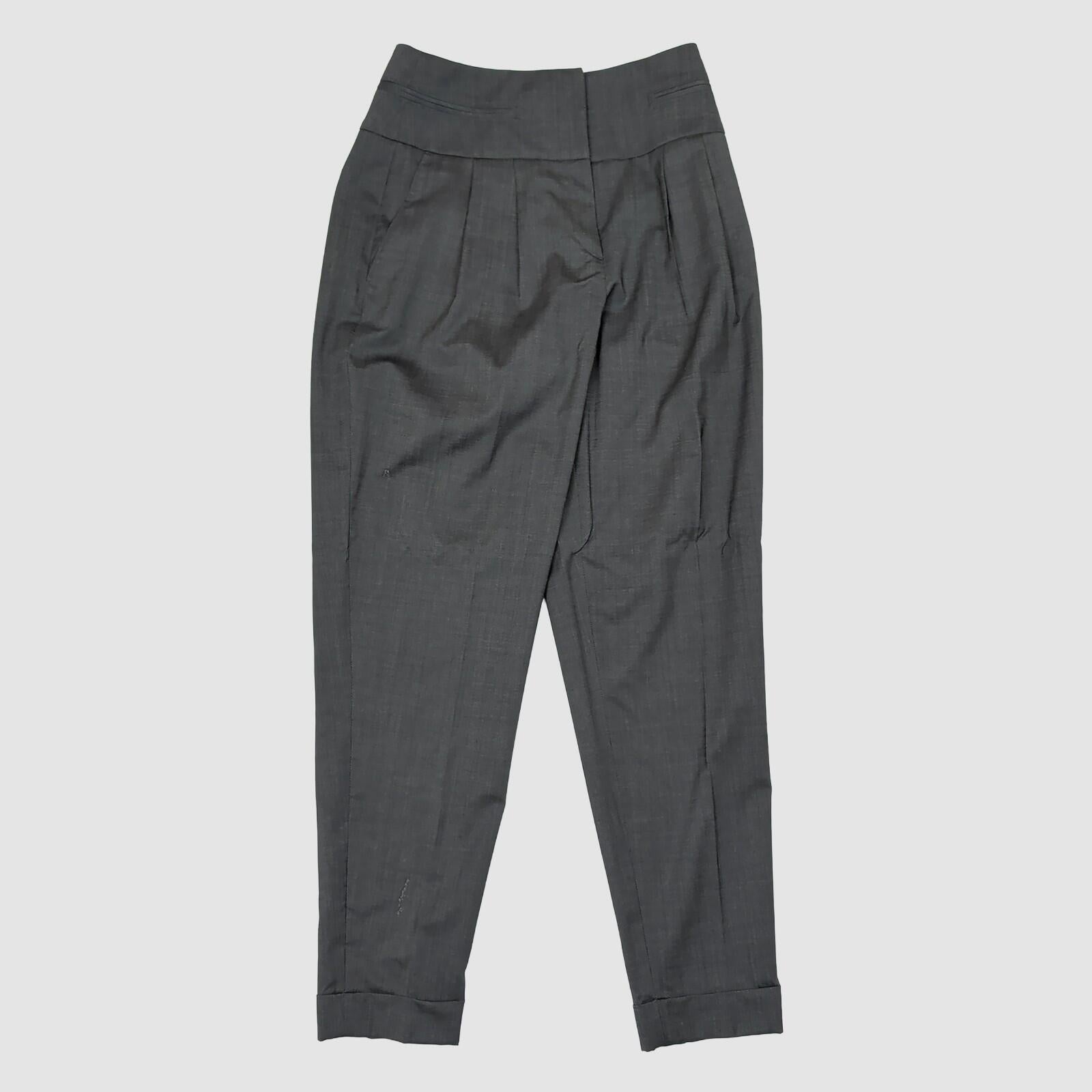Karen Millen Women Grey Tailored Trousers UK10 EU38 Smart Fit by Karen Millen – SMART | RewearableUK