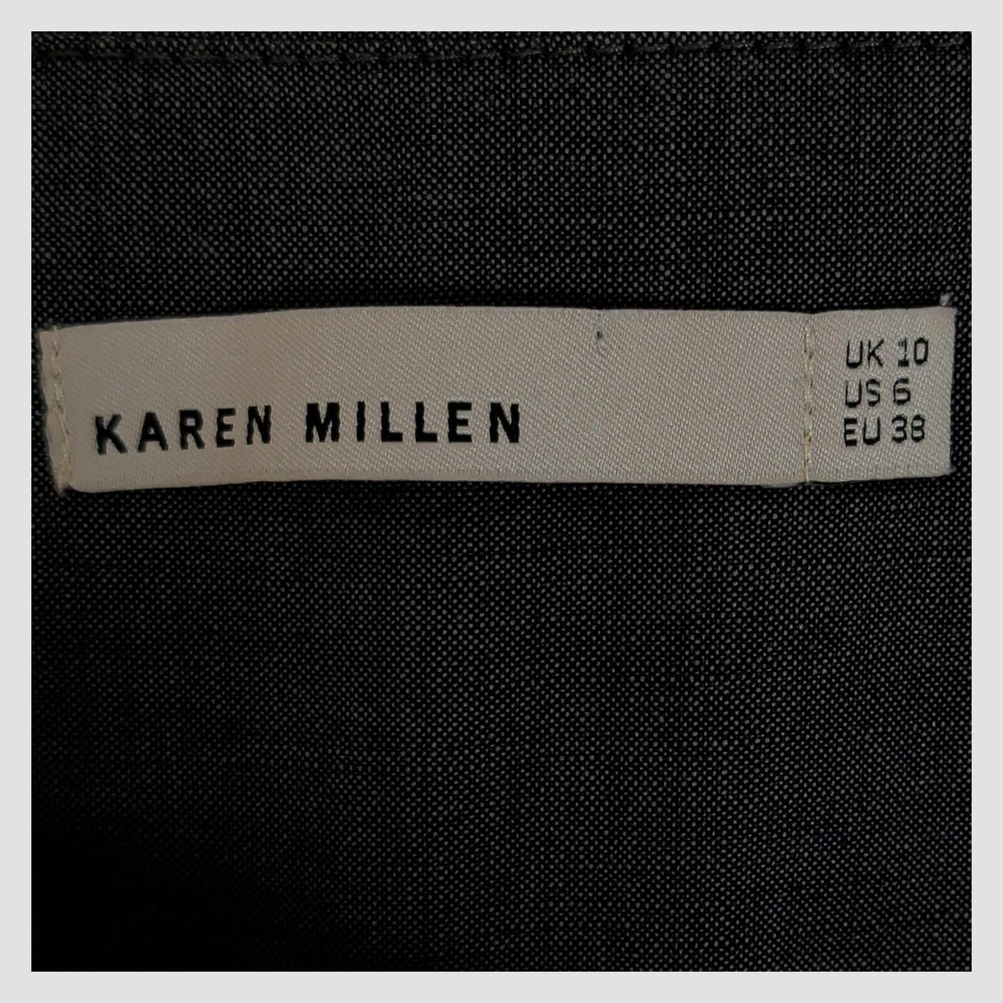 Karen Millen Women Grey Tailored Trousers UK10 EU38 Smart Fit by Karen Millen – SMART | RewearableUK