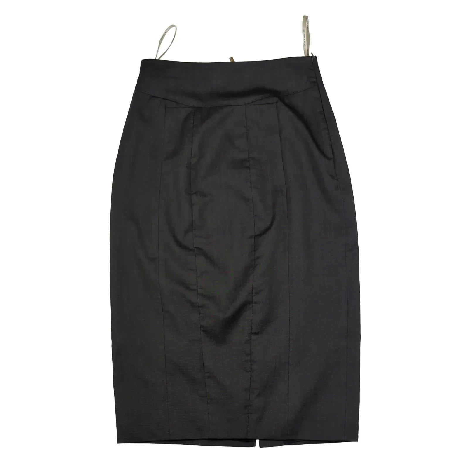 Karen Millen Karen Millen Wool Blend Skirt Grey UK Size 8 Straight Pencil Fit Designer SKIRT RewearableUK