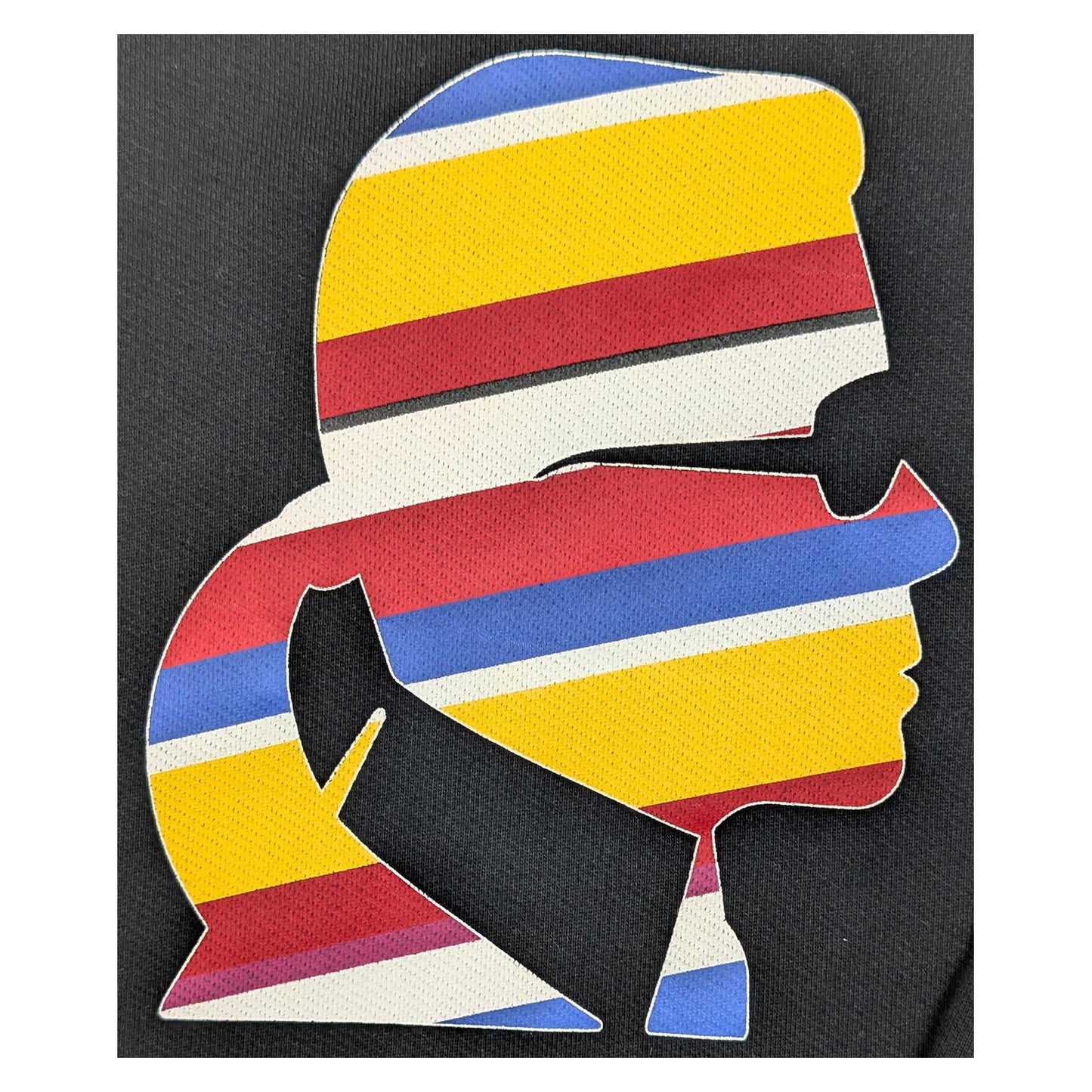 Karl Lagerfeld Hoodie Black Size XXL Ikonik Stripe Logo Cotton Jumper (See Defec by Karl Lagerfeld – | RewearableUK