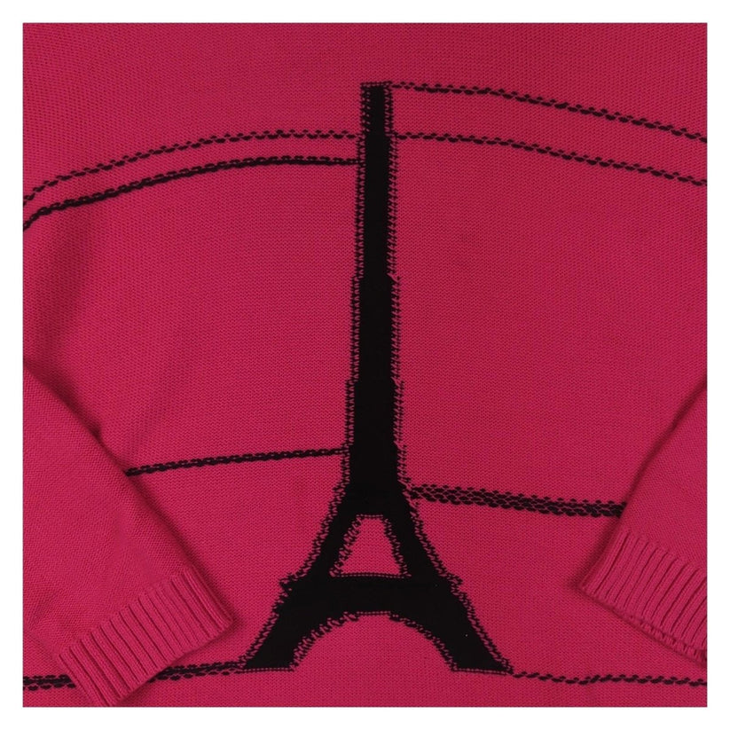 Karl Lagerfeld Paris Eiffel Tower Sweater Jumper Pink Knit Men's Size M by Karl Lagerfeld – | RewearableUK