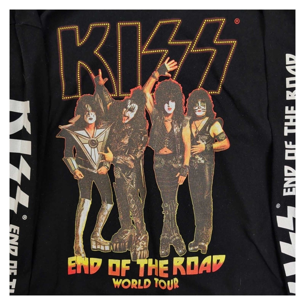 KISS End Of The Road World Tour Long Sleeve T-Shirt Black L Official Rock Band – product photo 3 | RewearableUK