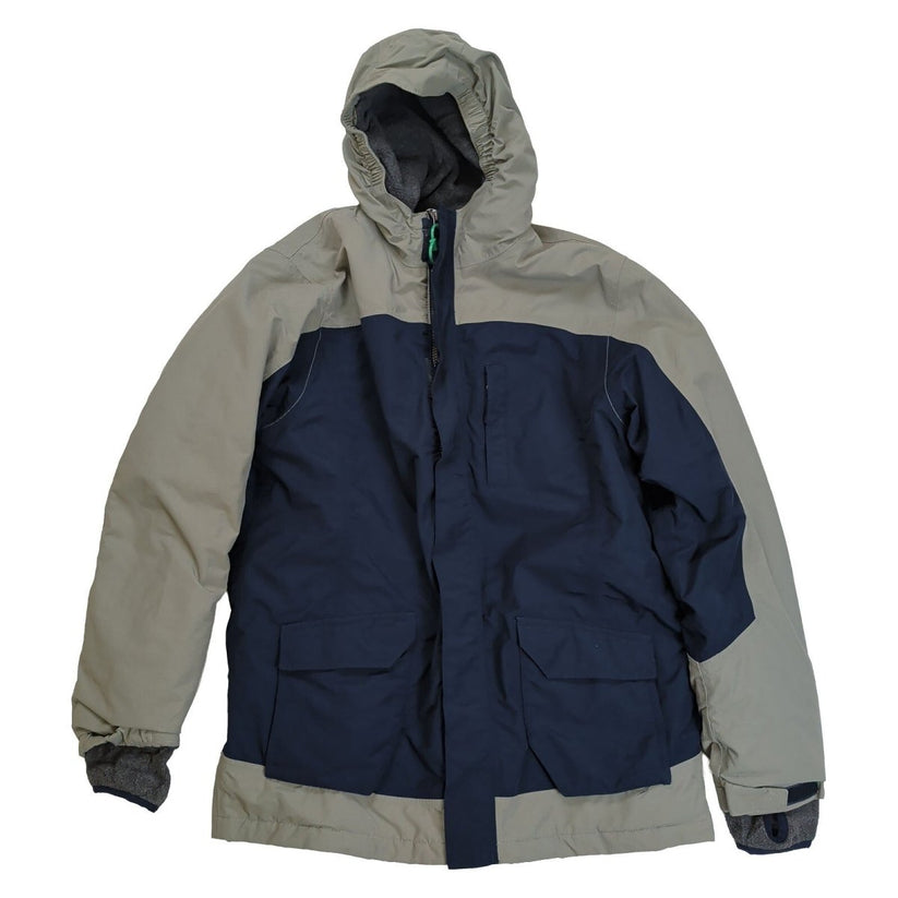 Lands End Kids Squall Waterproof Hooded Winter Coat Navy Grey XL 18-20 – product photo 2 | RewearableUK