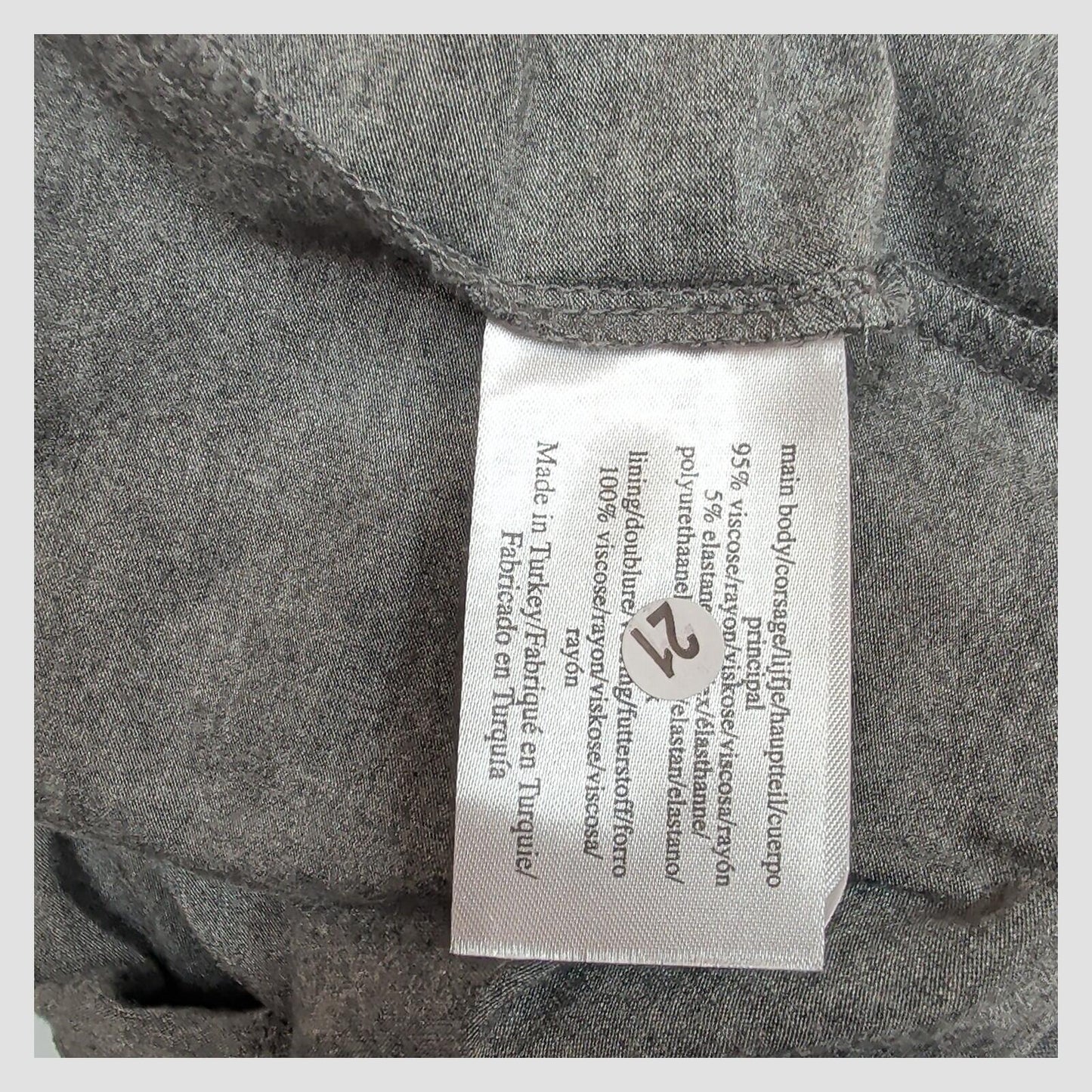 Laura Ashley Grey Polka Dot Dress UK 12 Knee Length V Neck Fitted by Laura Ashley – | RewearableUK