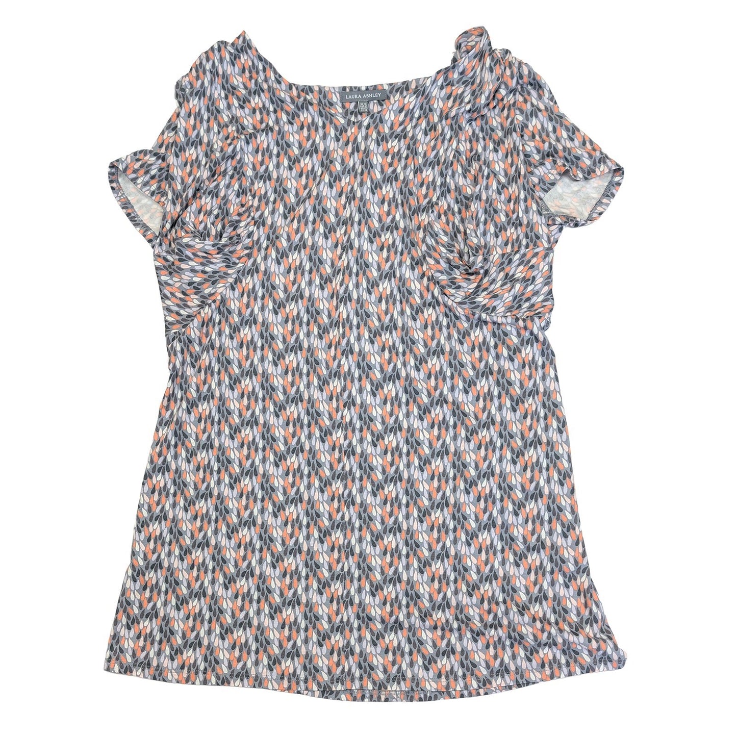 Laura Ashley Raindrop Print Jersey Top | Women's UK 18 by Laura Ashley – blouse | RewearableUK