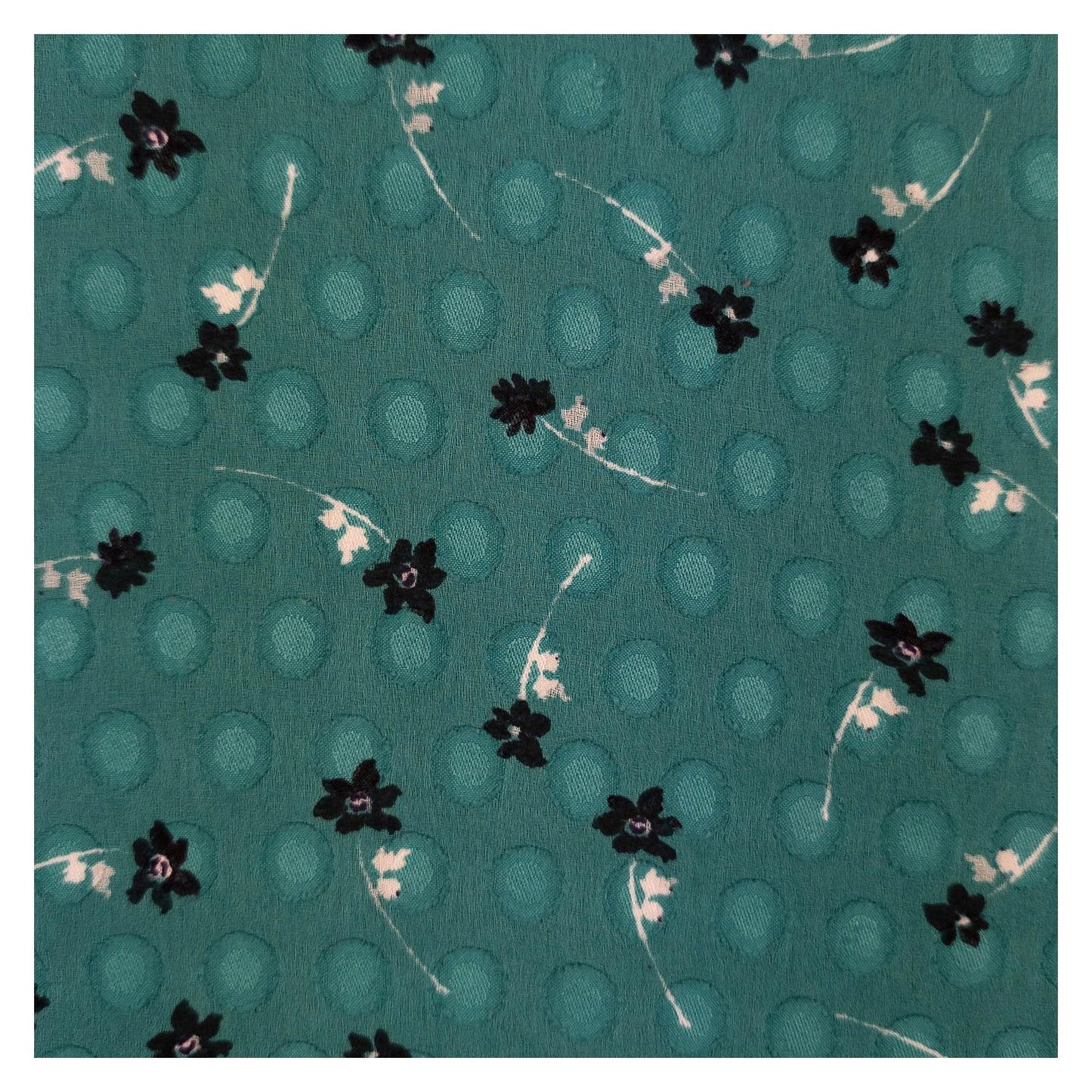 Laura Ashley Woman Green Dobby Blouse Size UK 12 Floral Shirred Cuff Long Sleeve by Laura Ashley – | RewearableUK