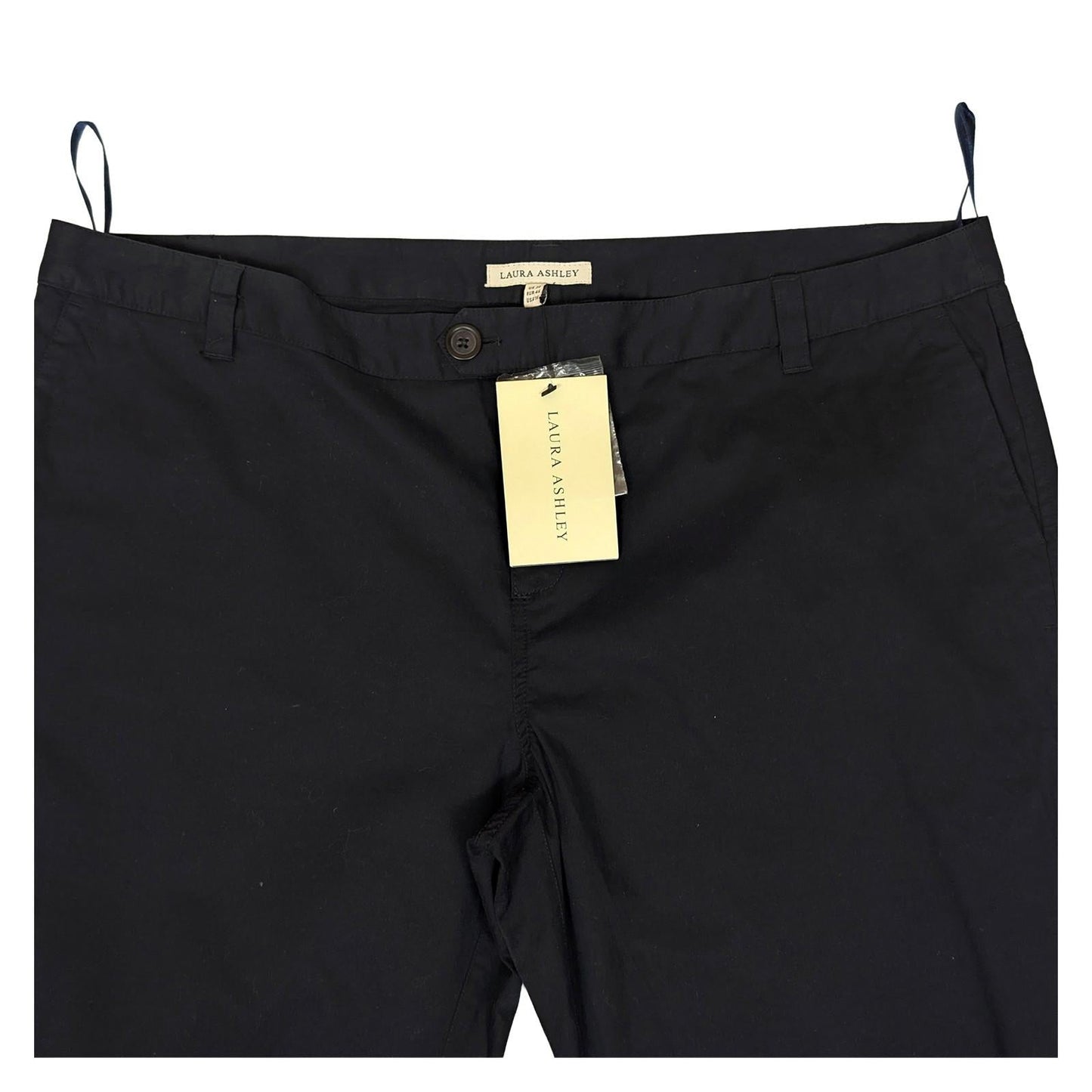 laura ashley women navy cotton chinos trousers uk 20 eur 46 new with tags by Laura Ashley – | RewearableUK