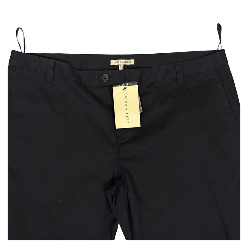 laura ashley women navy cotton chinos trousers uk 20 eur 46 new with tags by Laura Ashley – | RewearableUK