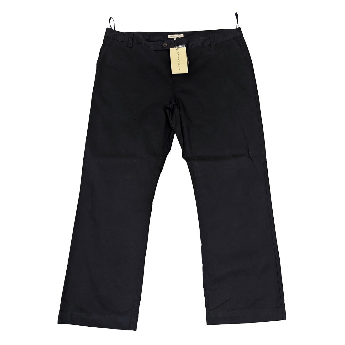 laura ashley women navy cotton chinos trousers uk 20 eur 46 new with tags by Laura Ashley – | RewearableUK