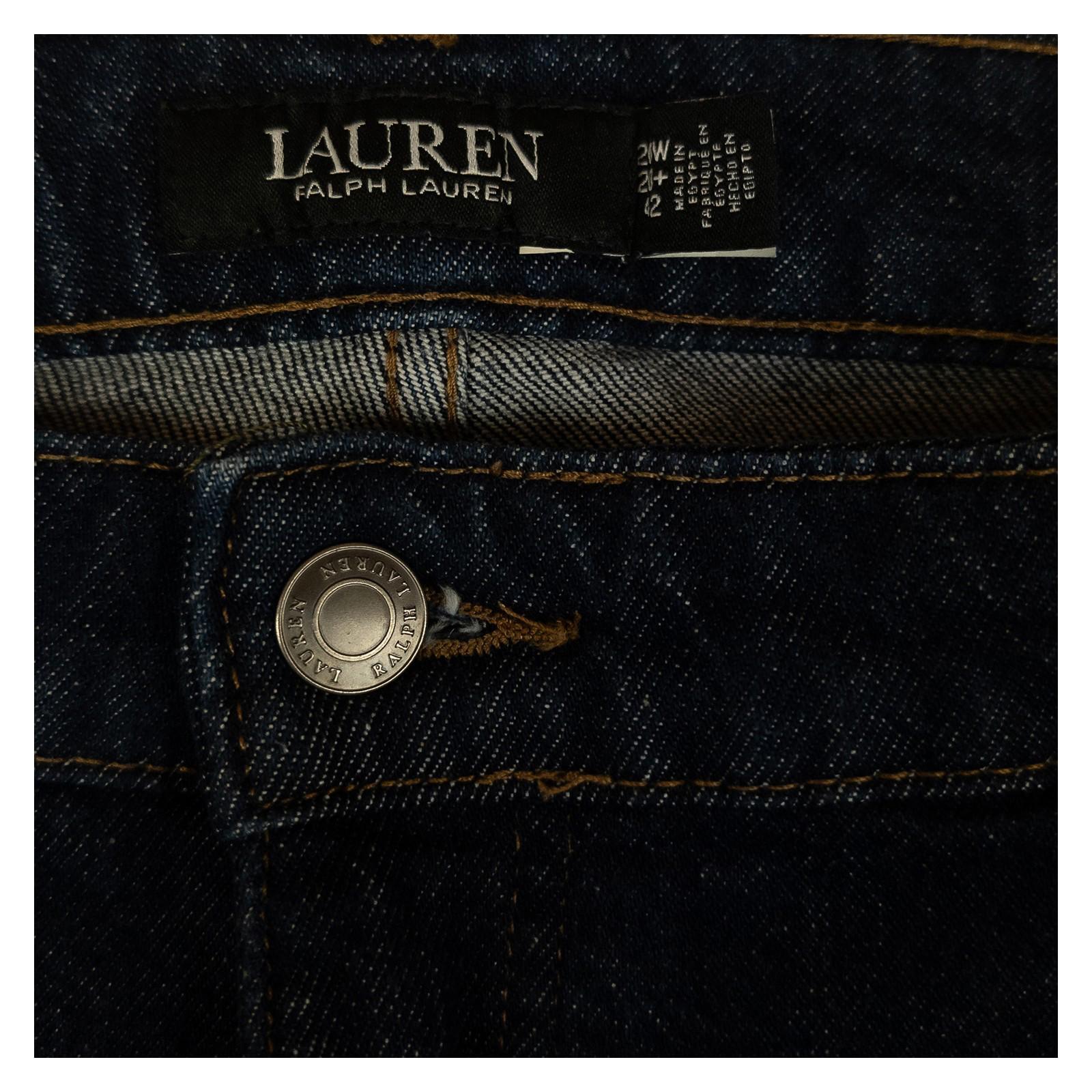 Lauren Ralph Lauren Jeans Plus Size 20W Dark Blue Denim Trousers Stretch LRL by Lauren Ralph Lauren – | RewearableUK