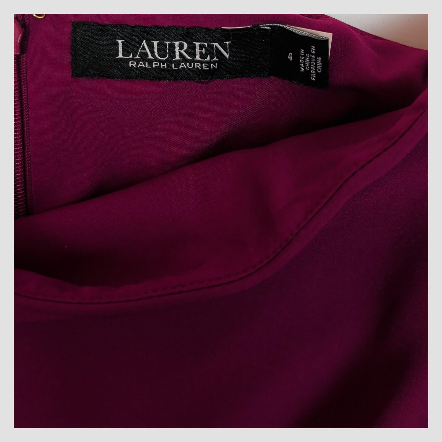 Lauren Ralph Lauren Magenta Bow Sheath Dress Size 4 Off Shoulder Occasion by Lauren Ralph Lauren – DRESSING | RewearableUK