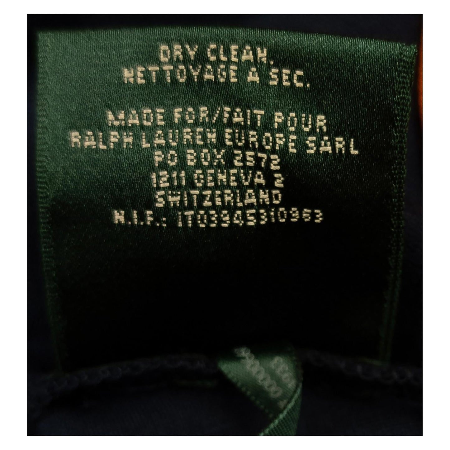 Lauren Ralph Lauren Navy Peplum Top Size XL Orange Trim 3/4 Sleeve Keyhole Back by Lauren Ralph Lauren – | RewearableUK