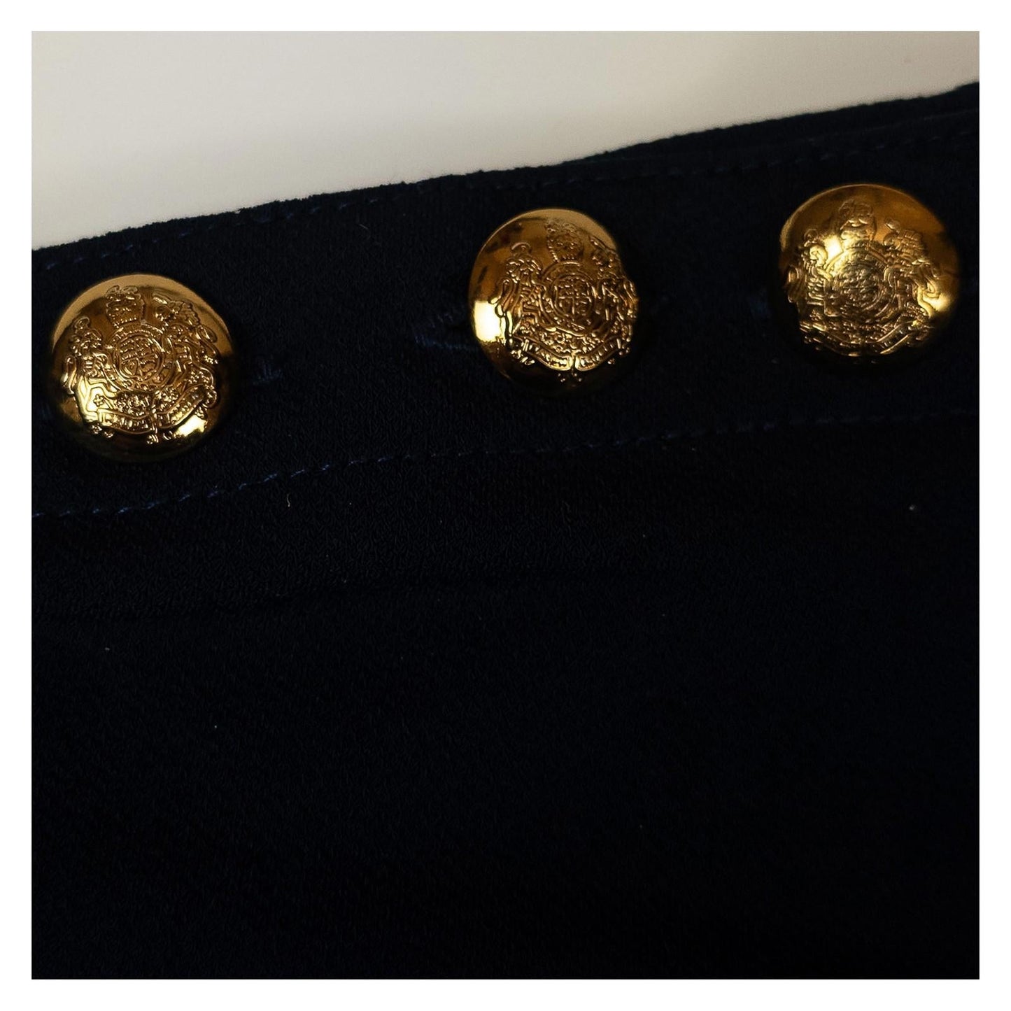 Lauren Ralph Lauren Navy Tunic Dress Size XS Gold Button Bell Sleeve Top Smart by Lauren Ralph Lauren – | RewearableUK