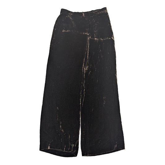 Lauren Ralph Lauren Silk Blend Velvet Trousers Size US 4 (UK 8) Brown Wide Leg by Lauren Ralph Lauren – | RewearableUK