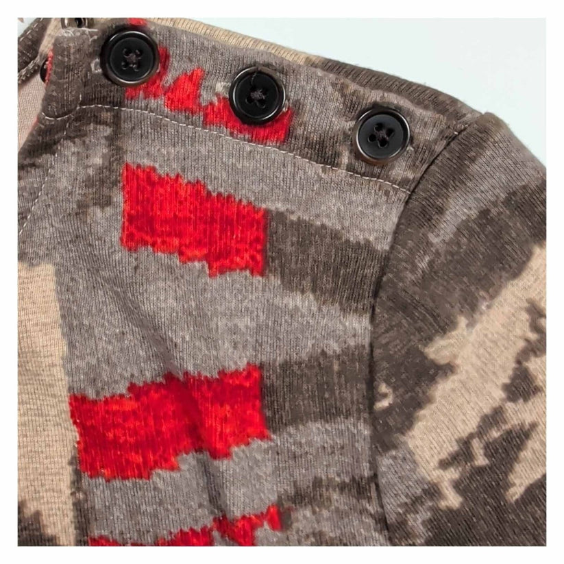 Lauren Ralph Lauren Top Women S Aztec Print Cotton Long Sleeve Shoulder Buttons – product photo 2 | RewearableUK
