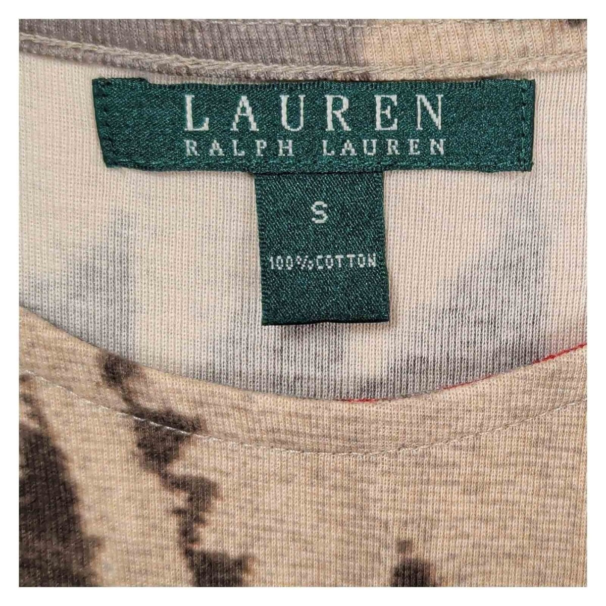 Lauren Ralph Lauren Top Women S Aztec Print Cotton Long Sleeve Shoulder Buttons – product photo 4 | RewearableUK