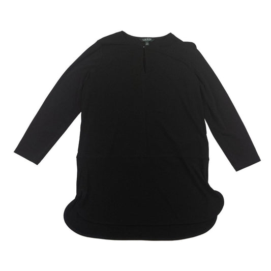 Lauren Ralph Lauren Tunic Dress Size M Black Cold Shoulder Jersey Long Sleeve by Lauren Ralph Lauren – | RewearableUK