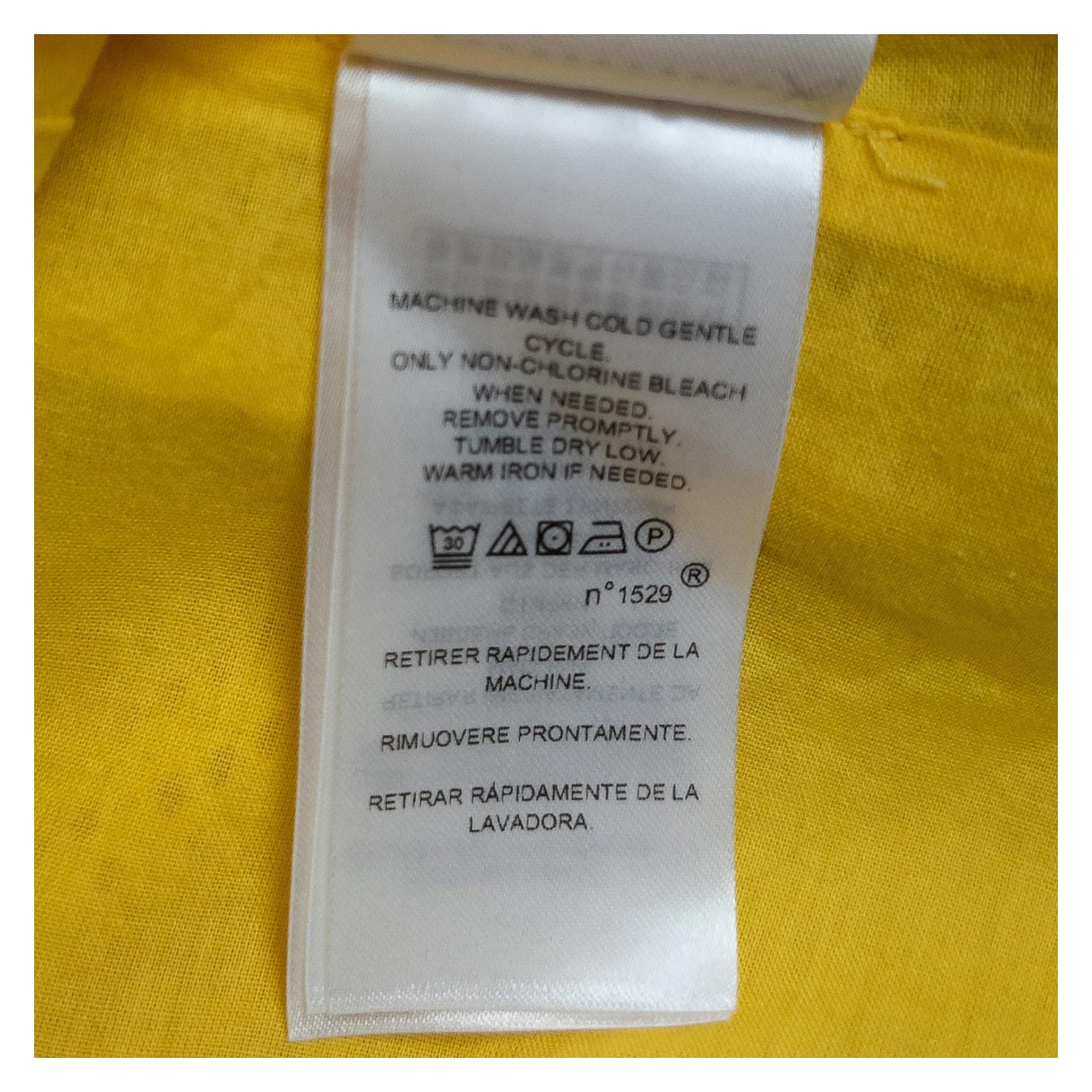 Lauren Ralph Lauren Woman Yellow Eyelet Top Size M Cotton Ruffle Sleeve Summer by Lauren Ralph Lauren – | RewearableUK