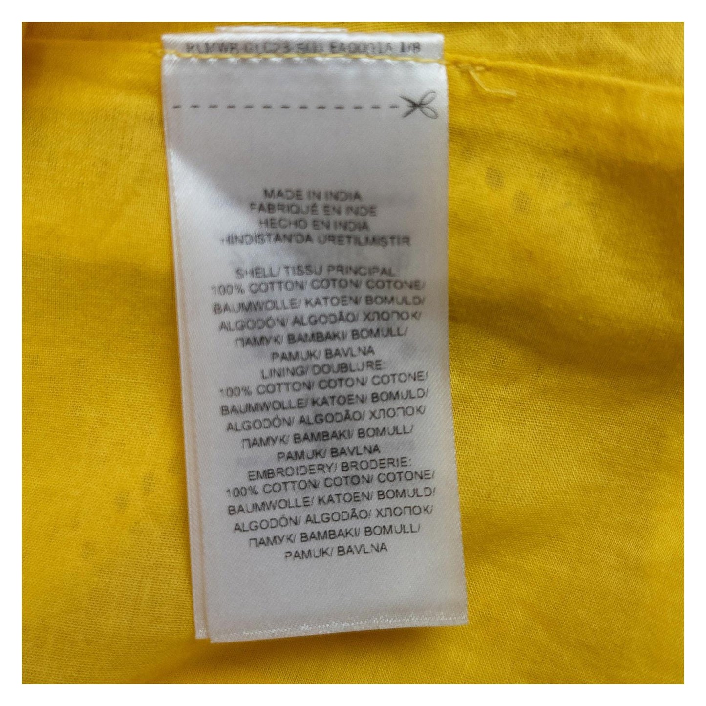 Lauren Ralph Lauren Woman Yellow Eyelet Top Size M Cotton Ruffle Sleeve Summer by Lauren Ralph Lauren – | RewearableUK