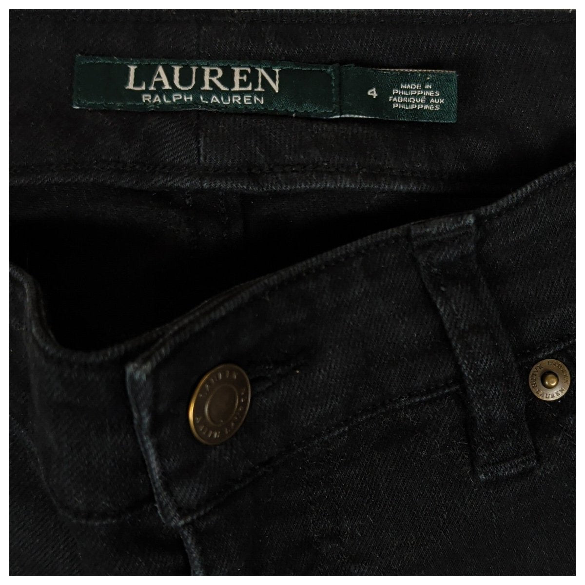 Lauren Ralph Lauren Women's Black Modern Skinny Jeans Size 4 Denim by Lauren Ralph Lauren – | RewearableUK
