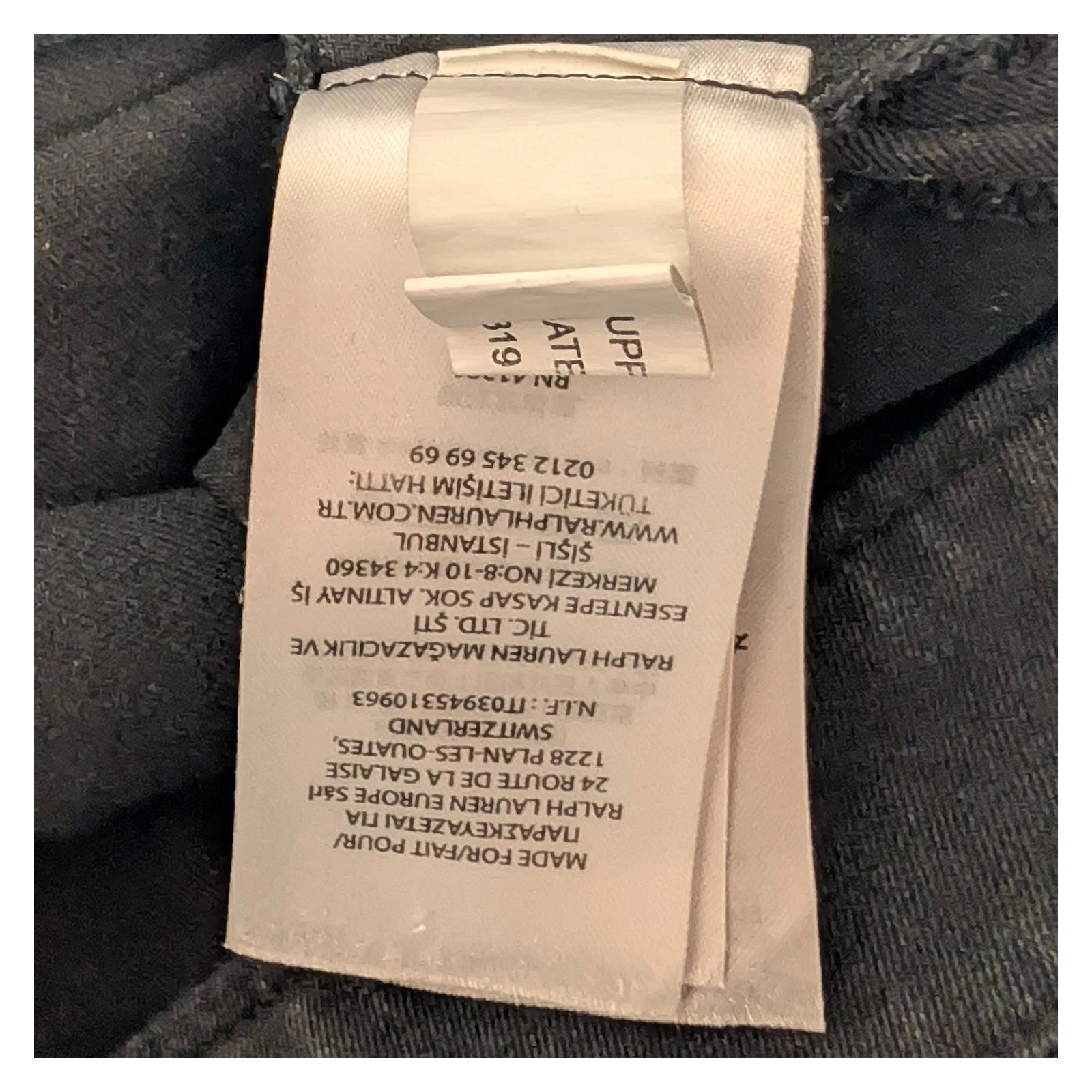 lauren ralph lauren womens black stretch cotton blend trousers size 4 by Lauren Ralph Lauren – | RewearableUK