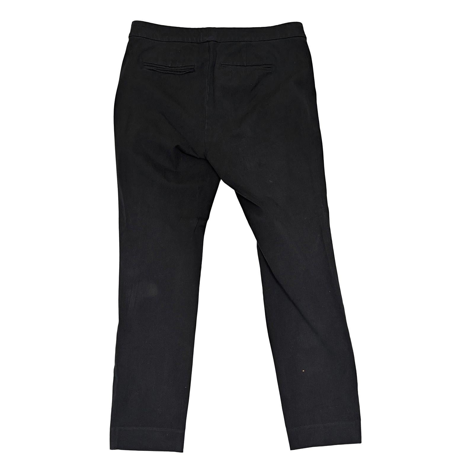 lauren ralph lauren womens black stretch cotton blend trousers size 4 by Lauren Ralph Lauren – | RewearableUK