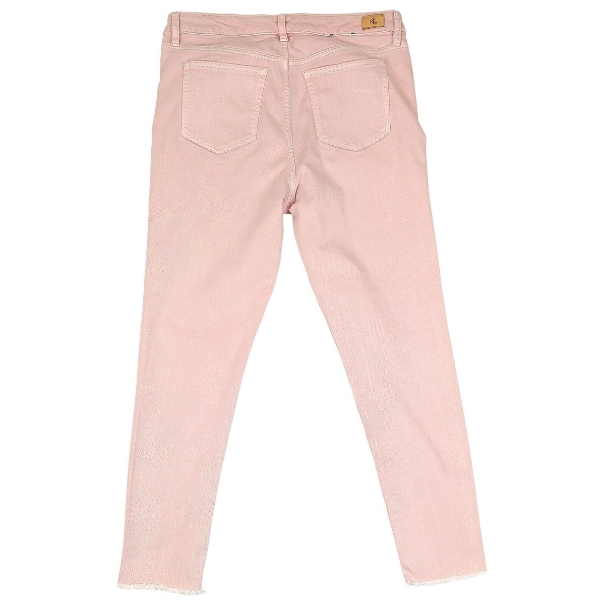 Lauren Ralph Lauren Women's Pink Skinny Cropped Jeans US 10 Stretch Denim – product photo 2 | RewearableUK