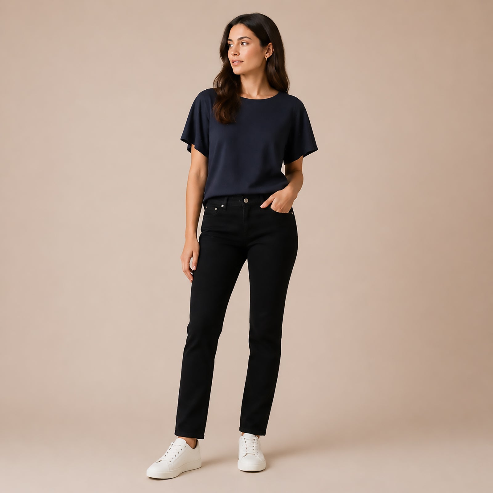 Lauren Ralph Lauren Womens Skinny Jeans Black Stretch Denim Size 10 Slim by Lauren Ralph Lauren – JEANS | RewearableUK