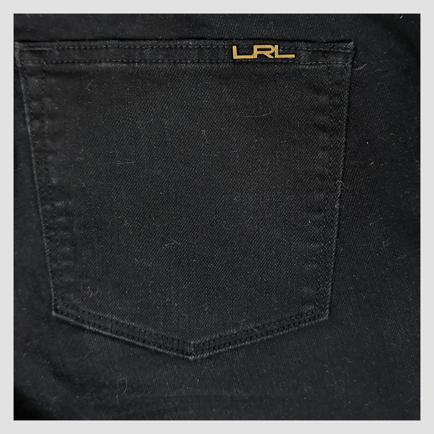 Lauren Ralph Lauren Womens Skinny Jeans Black Stretch Denim Size 10 Slim by Lauren Ralph Lauren – JEANS | RewearableUK