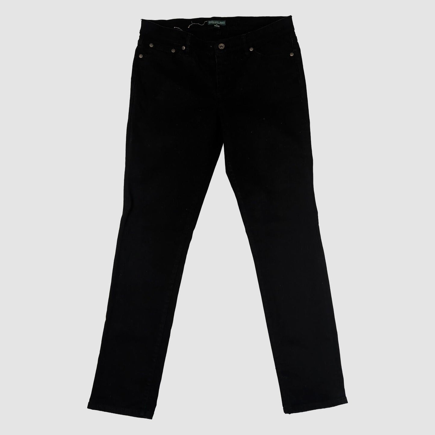 Lauren Ralph Lauren Womens Skinny Jeans Black Stretch Denim Size 10 Slim by Lauren Ralph Lauren – JEANS | RewearableUK