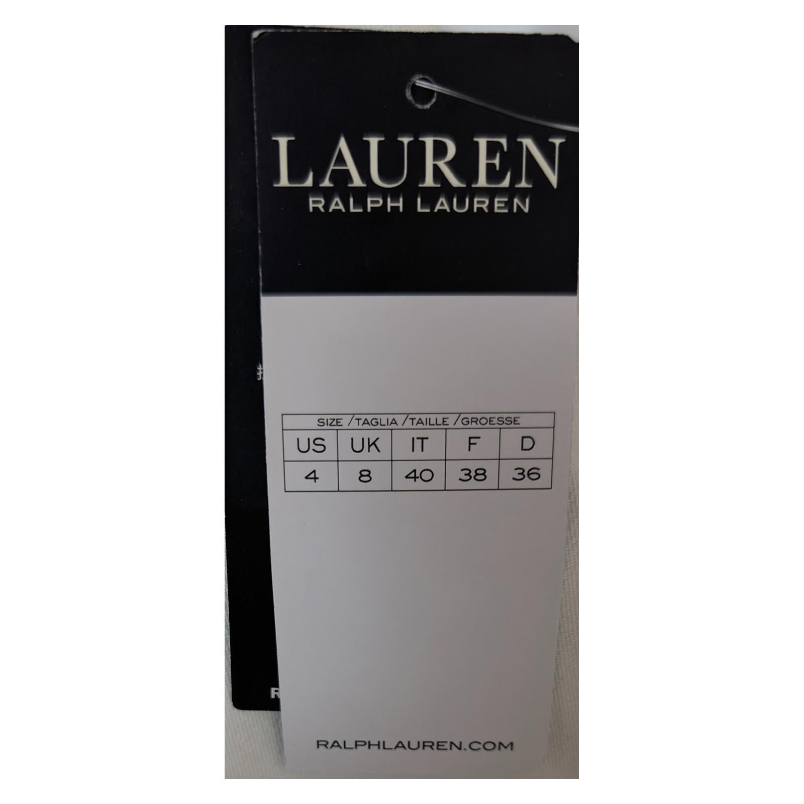 lauren ralph lauren womens trousers pants white size uk 8 us 4 slim nwt by Lauren Ralph Lauren – | RewearableUK