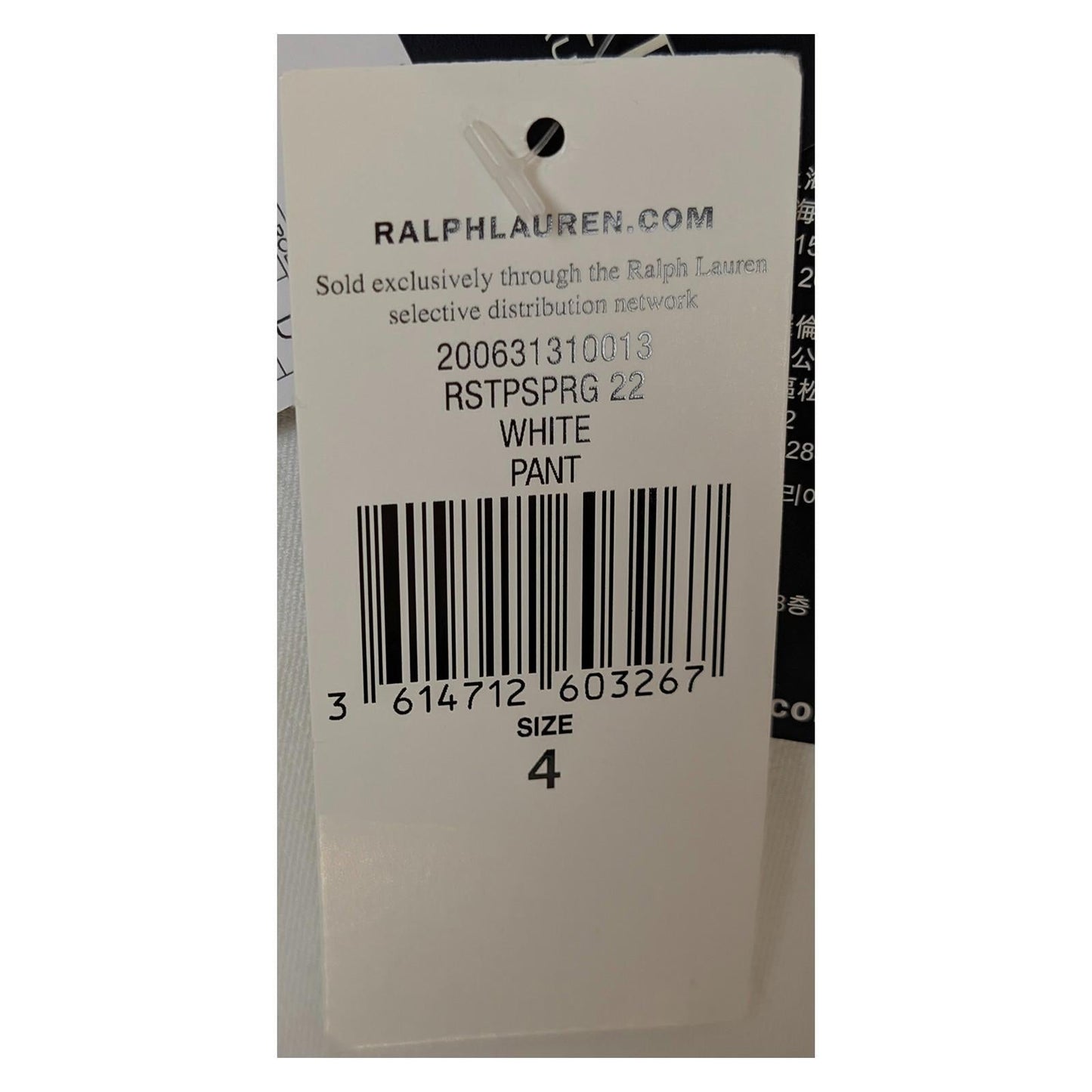 lauren ralph lauren womens trousers pants white size uk 8 us 4 slim nwt by Lauren Ralph Lauren – | RewearableUK