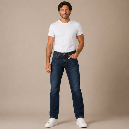Le Levi’s 510 Skinny Jeans W32 L34 Dark Blue Mens by Levi's – JEANS | RewearableUK