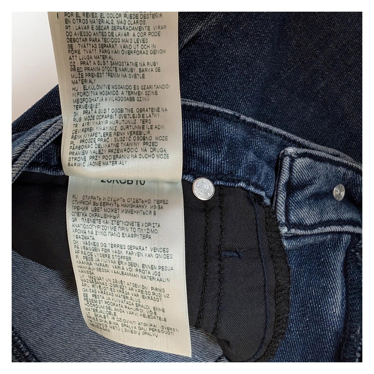 lee carol women size w29 l31 dark blue high rise straight leg denim jeans by Lee – | RewearableUK