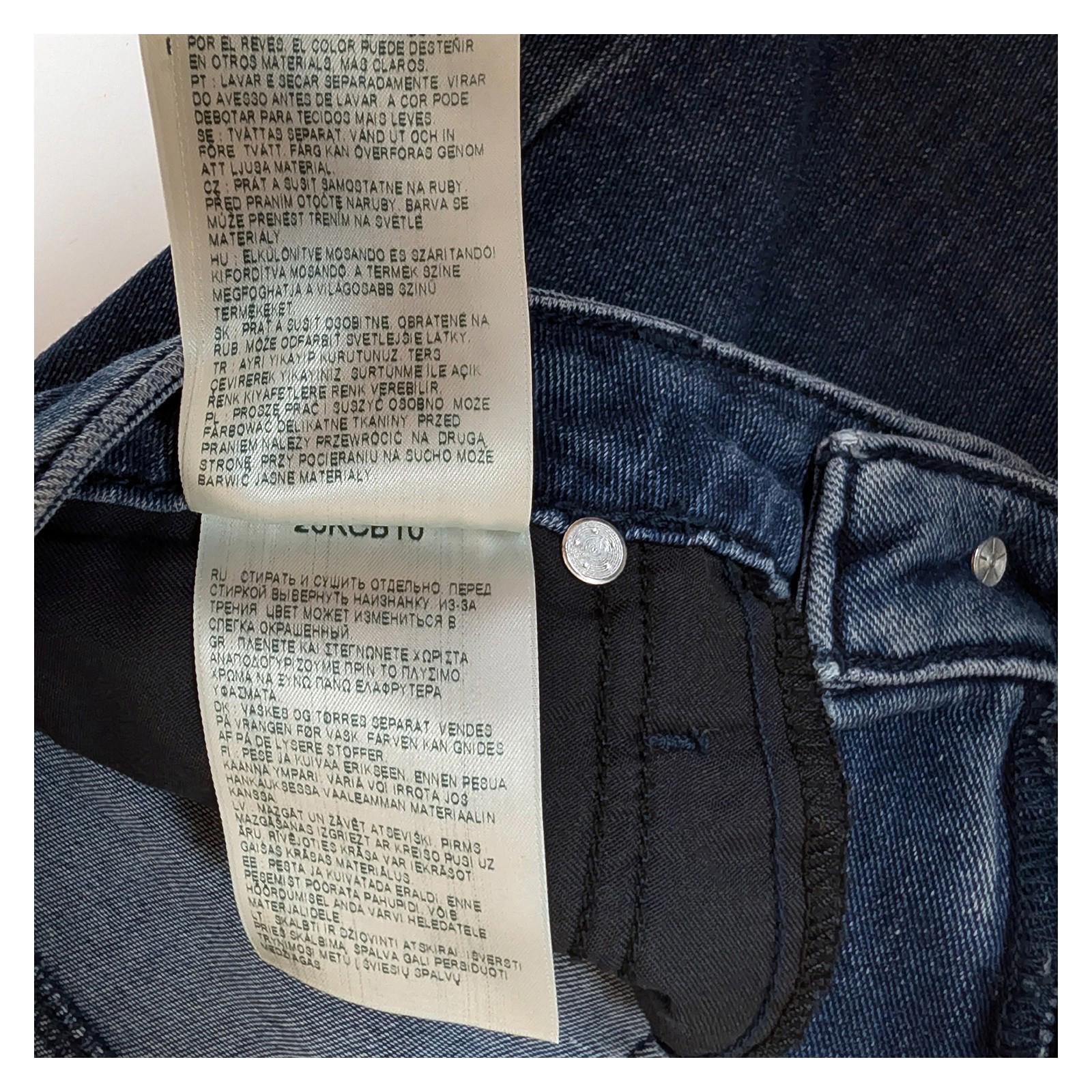 lee carol women size w29 l31 dark blue high rise straight leg denim jeans by Lee – | RewearableUK