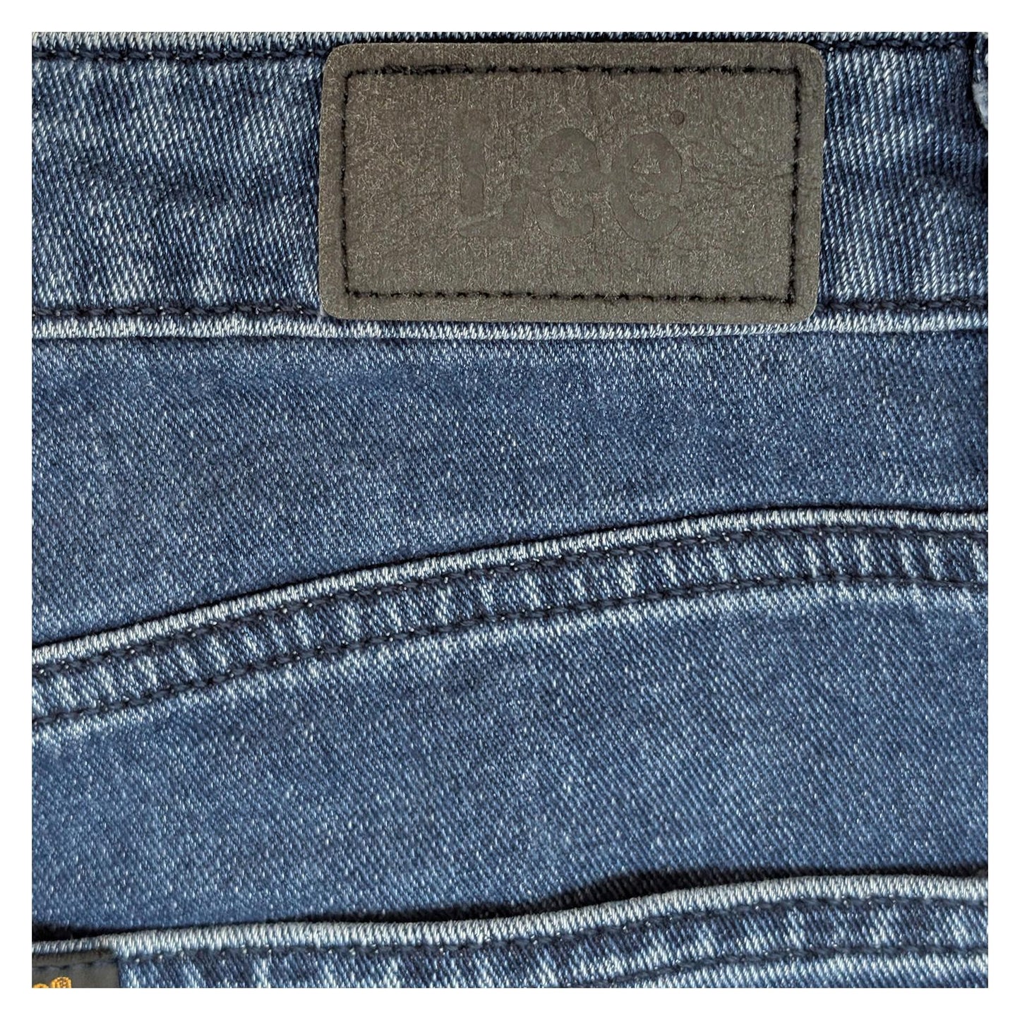 lee carol women size w29 l31 dark blue high rise straight leg denim jeans by Lee – | RewearableUK
