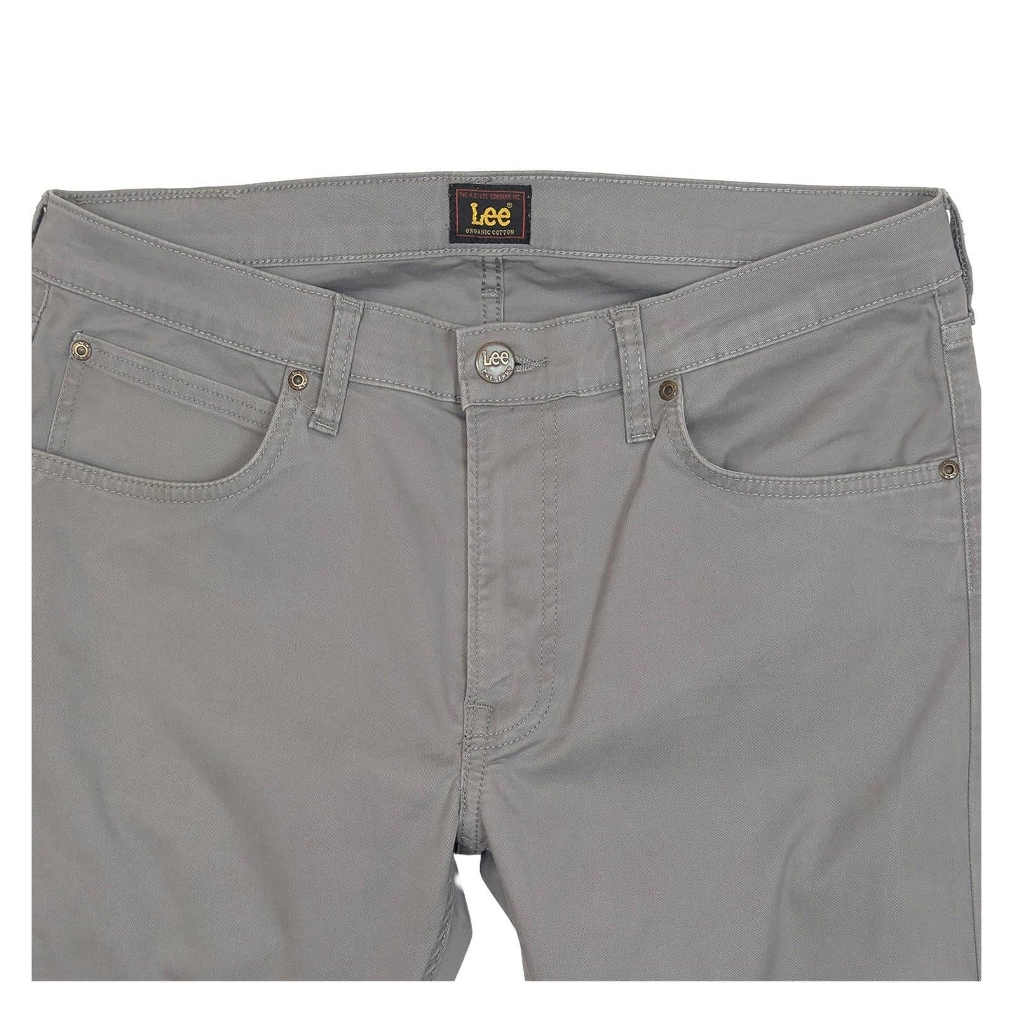 Lee Daren Grey Jeans Men's W33 L34 Regular Straight Fit Zip Fly Organic Cotton by Lee – | RewearableUK