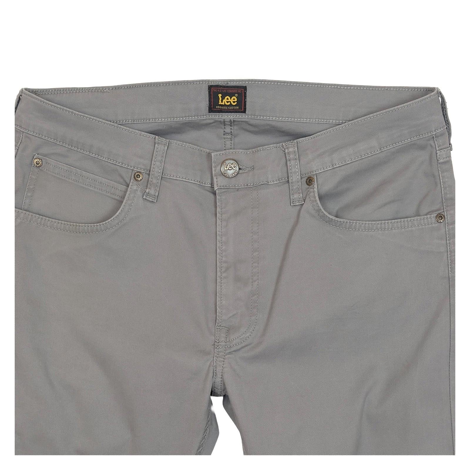 Lee Daren Grey Jeans Men's W33 L34 Regular Straight Fit Zip Fly Organic Cotton by Lee – | RewearableUK