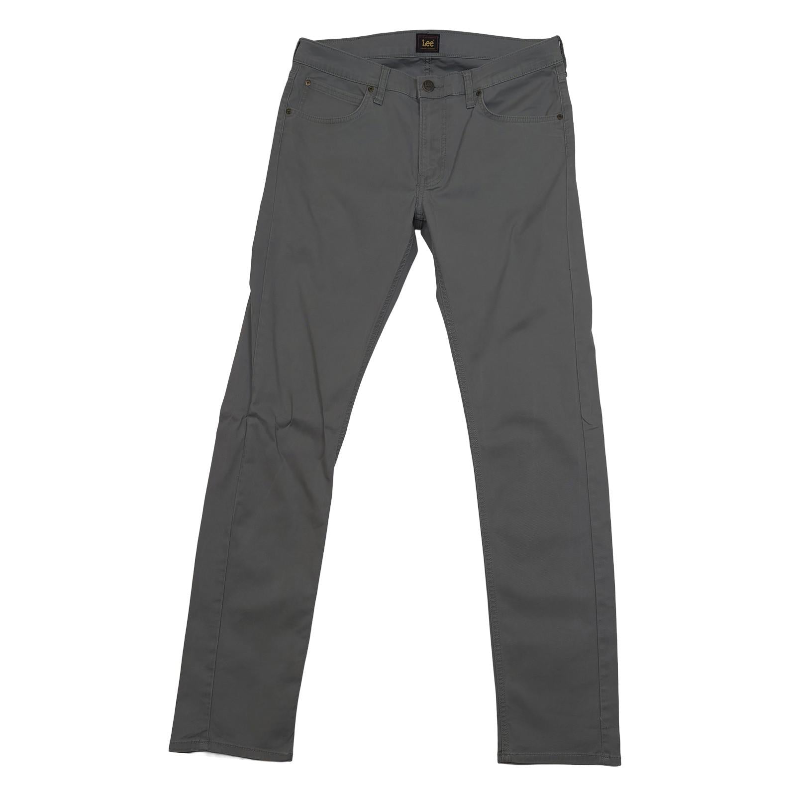 Lee Daren Grey Jeans Men's W33 L34 Regular Straight Fit Zip Fly Organic Cotton by Lee – | RewearableUK